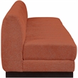 Pemberly Row Modern / Contemporary Cognac Fabric 4pc. Modular Sofa