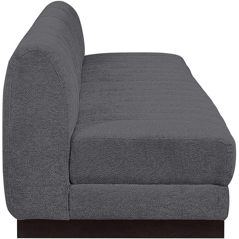 Pemberly Row Modern / Contemporary Grey Fabric 4pc. Modular Sofa