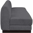 Pemberly Row Modern / Contemporary Grey Fabric 4pc. Modular Sofa