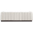 Pemberly Row 3-Piece Contemporary Fabric Modular Sofa in Cream
