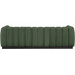 Pemberly Row 3-Piece Contemporary Fabric Modular Sofa in Green