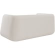 Pemberly Row Contemporary Boucle Fabric Loveseat in Rich Cream