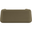 Pemberly Row Contemporary Boucle Fabric Loveseat with Ball Pillow in Olive Green