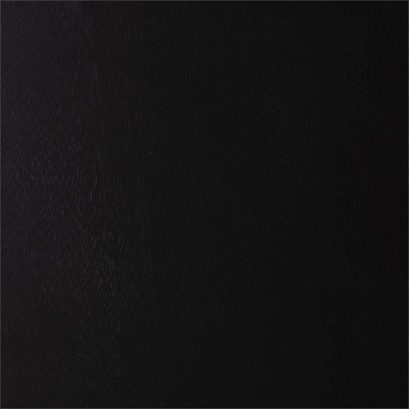 Pemberly Row Dark Brown Finished Wood and Rattan 7-Piece Dining Set