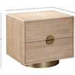 Pemberly Row Modern / Contemporary Natural Night Stand / Side Table