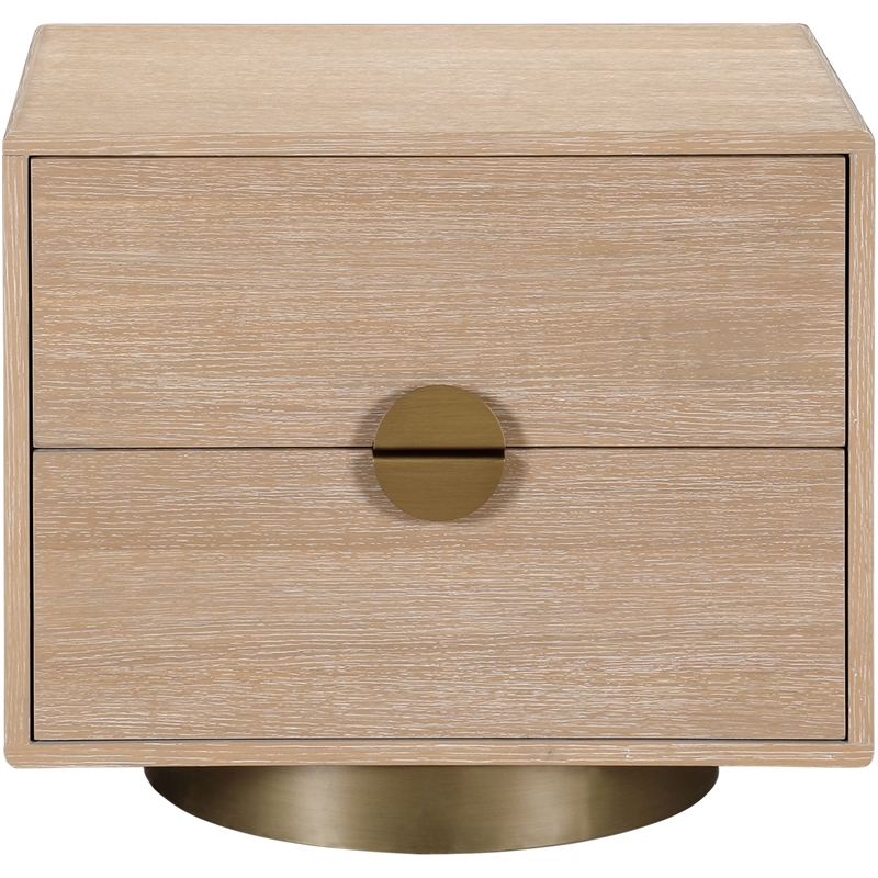 Pemberly Row Modern / Contemporary Natural Night Stand / Side Table