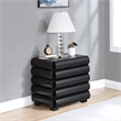 Pemberly Row Modern / Contemporary Black Night Stand / Side Table