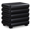 Pemberly Row Modern / Contemporary Black Night Stand / Side Table