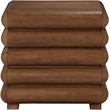 Pemberly Row Modern / Contemporary Walnut Night Stand / Side Table