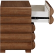 Pemberly Row Modern / Contemporary Walnut Night Stand / Side Table