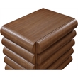 Pemberly Row Modern / Contemporary Walnut Night Stand / Side Table