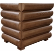Pemberly Row Modern / Contemporary Walnut Night Stand / Side Table
