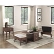 Pemberly Row Modern / Contemporary Wood End Table in Brown Finish