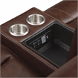 Pemberly Row 2-Piece Faux Leather Manual Reclining Sofa Set in Brown