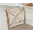 Pemberly Row Sturdy Solid Rubberwood X Back 24