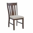 Pemberly Row Rustic Wood 6 Pcs Upholstered Dining Set 4 Chairs & Bench in Brown
