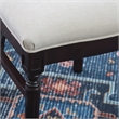 Pemberly Row Beechwood Set of 2 Padded Back and Seat Side Chairs in Dark Brown