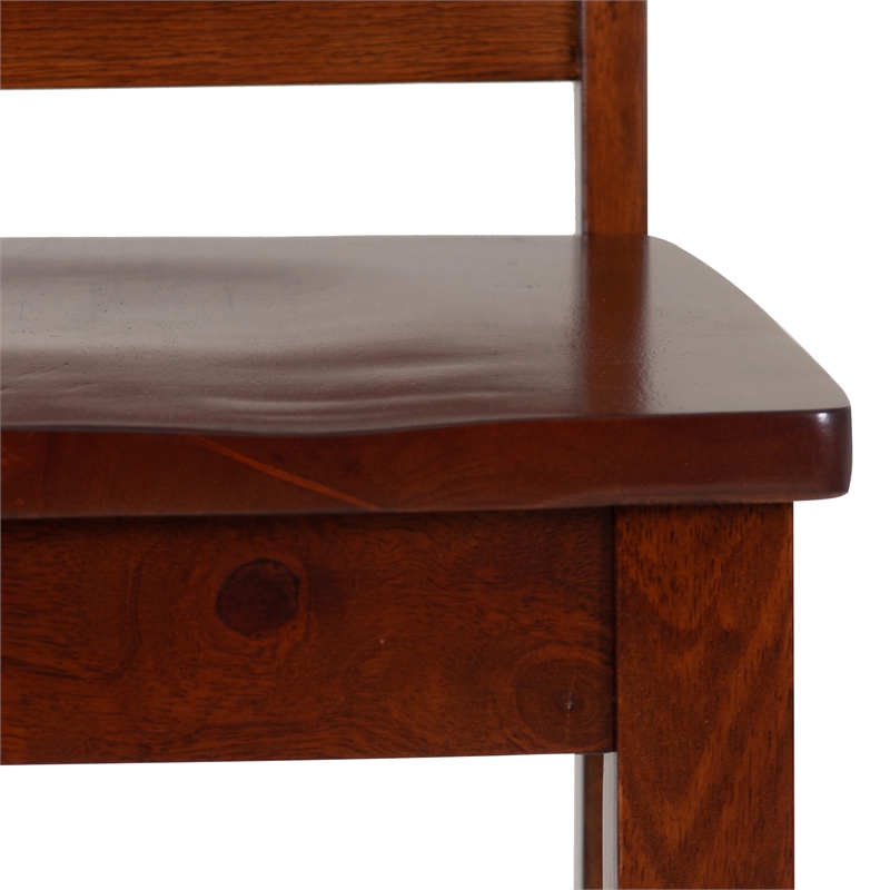 Pemberly Row 3-Piece Modern Wood Dining Set with Storage in Brown Espresso