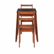 Pemberly Row 3-Piece Modern Wood Dining Set with Storage in Brown Espresso
