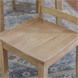 Pemberly Row 3-Piece Modern Wood Dining Set with Storage in Gray Wash