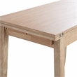 Pemberly Row 3-Piece Modern Wood Dining Set with Storage in Gray Wash