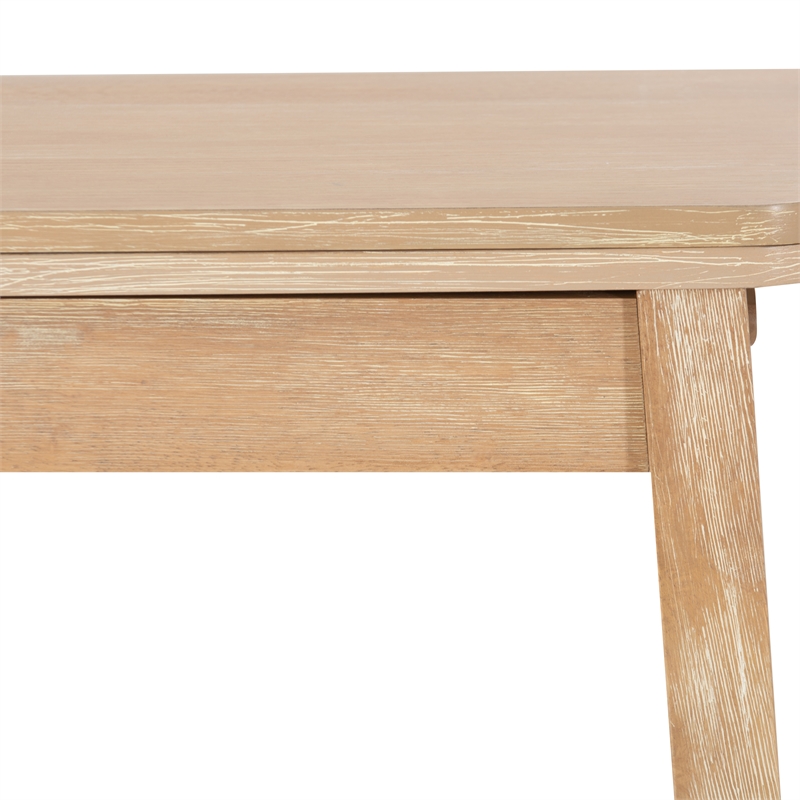 Pemberly Row 3-Piece Modern Wood Dining Set with Storage in Gray Wash
