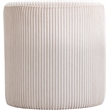 Pemberly Row Modern / Contemporary Soft Microsuede Fabric Beige Ottoman / Stool