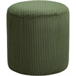 Pemberly Row Modern / Contemporary Soft Microsuede Fabric Green Ottoman / Stool