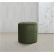 Pemberly Row Modern / Contemporary Soft Microsuede Fabric Green Ottoman / Stool