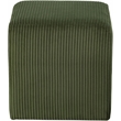 Pemberly Row Modern / Contemporary Soft Microsuede Fabric Green Ottoman / Stool