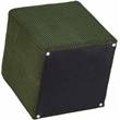 Pemberly Row Modern / Contemporary Soft Microsuede Fabric Green Ottoman / Stool