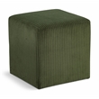 Pemberly Row Modern / Contemporary Soft Microsuede Fabric Green Ottoman / Stool
