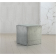 Pemberly Row Modern / Contemporary Soft Microsuede Fabric Grey Ottoman / Stool