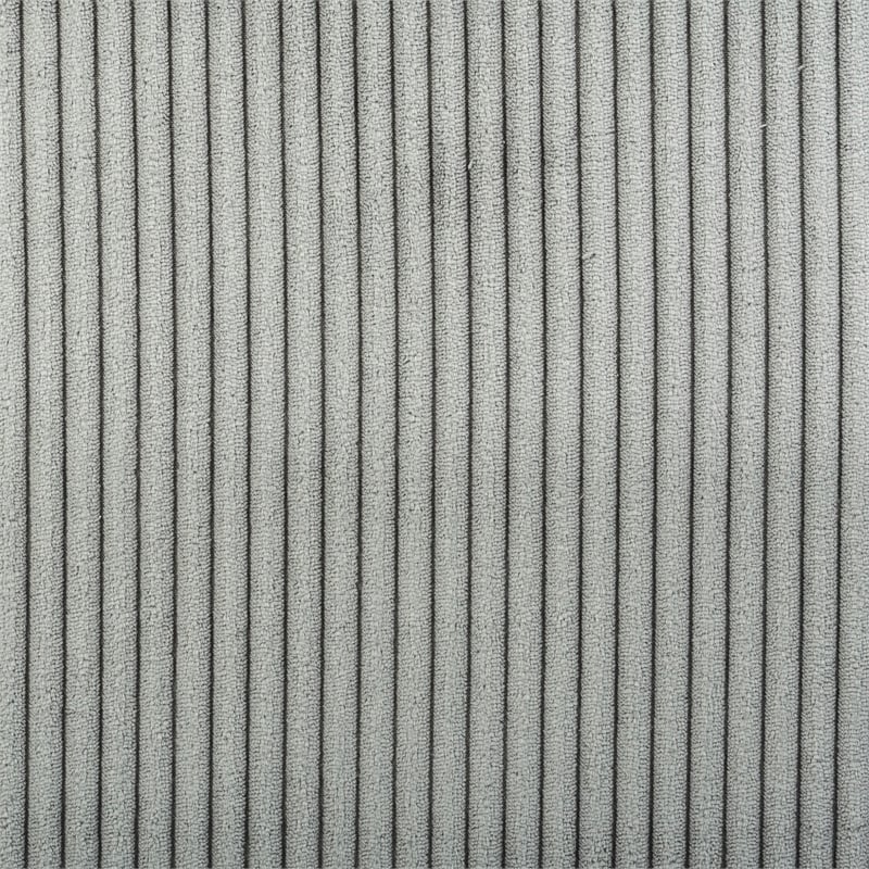 Pemberly Row Modern / Contemporary Soft Microsuede Fabric Grey Ottoman / Stool