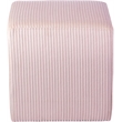 Pemberly Row Modern / Contemporary Soft Microsuede Fabric Pink Ottoman / Stool