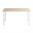Pemberly Row Engineered Wood 60W x 30D Computer Desk w/ Metal Legs - Natural Elm