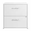 Pemberly Row 2 Drawer Lateral File Cabinet in White - Engineered Wood
