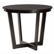 Pemberly Row 5-Piece Modern Fabric/Wood Dining Set in Beige/Dark Brown