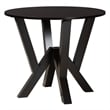 Pemberly Row 5-Piece Modern Fabric/Wood Dining Set in Dark Brown/Gray