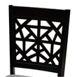 Pemberly Row 5-Piece Modern Fabric/Wood Dining Set in Dark Brown/Gray
