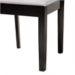 Pemberly Row 5-Piece Modern Fabric/Wood Dining Set in Dark Brown/Gray