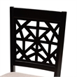 Pemberly Row 5-Piece Modern Fabric/Wood Dining Set in Dark Brown/Beige