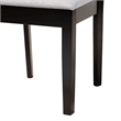 Pemberly Row 5-Piece Modern Fabric/Wood Dining Set in Gray/Dark Brown