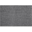 Pemberly Row Tufted Fabric Sofa with 4 Pillows in Gray/Antique White