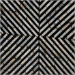 Pemberly Row Mother of Pearl & Metal Storage Cabinet in Black/Gray/Gold