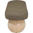 Pemberly Row Modern / Contemporary Rich Boucle Fabric Bowies Olive Bench