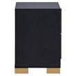 Pemberly Row 5-piece Contemporary Wood Eastern King Bedroom Set Black and Gold