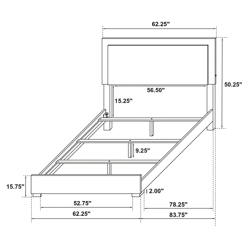 Pemberly Row 4-piece Contemporary Wood Queen Bedroom Set White and Gold