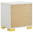 Pemberly Row 5-piece Contemporary Wood Eastern King Bedroom Set White and Gold