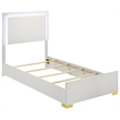 Pemberly Row 5-piece Contemporary Wood Twin Bedroom Set White and Gold